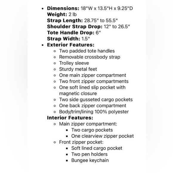 NWT Lug Drifter 2 Duffel Bag in Açaí Berry - Picture 10 of 10